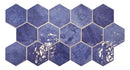 Carrelage hexagonal effet zellige Hex Zellige Azure 26,5x51 cm
