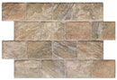 Carrelage effet pierre Dukkan Natural 44x66 cm