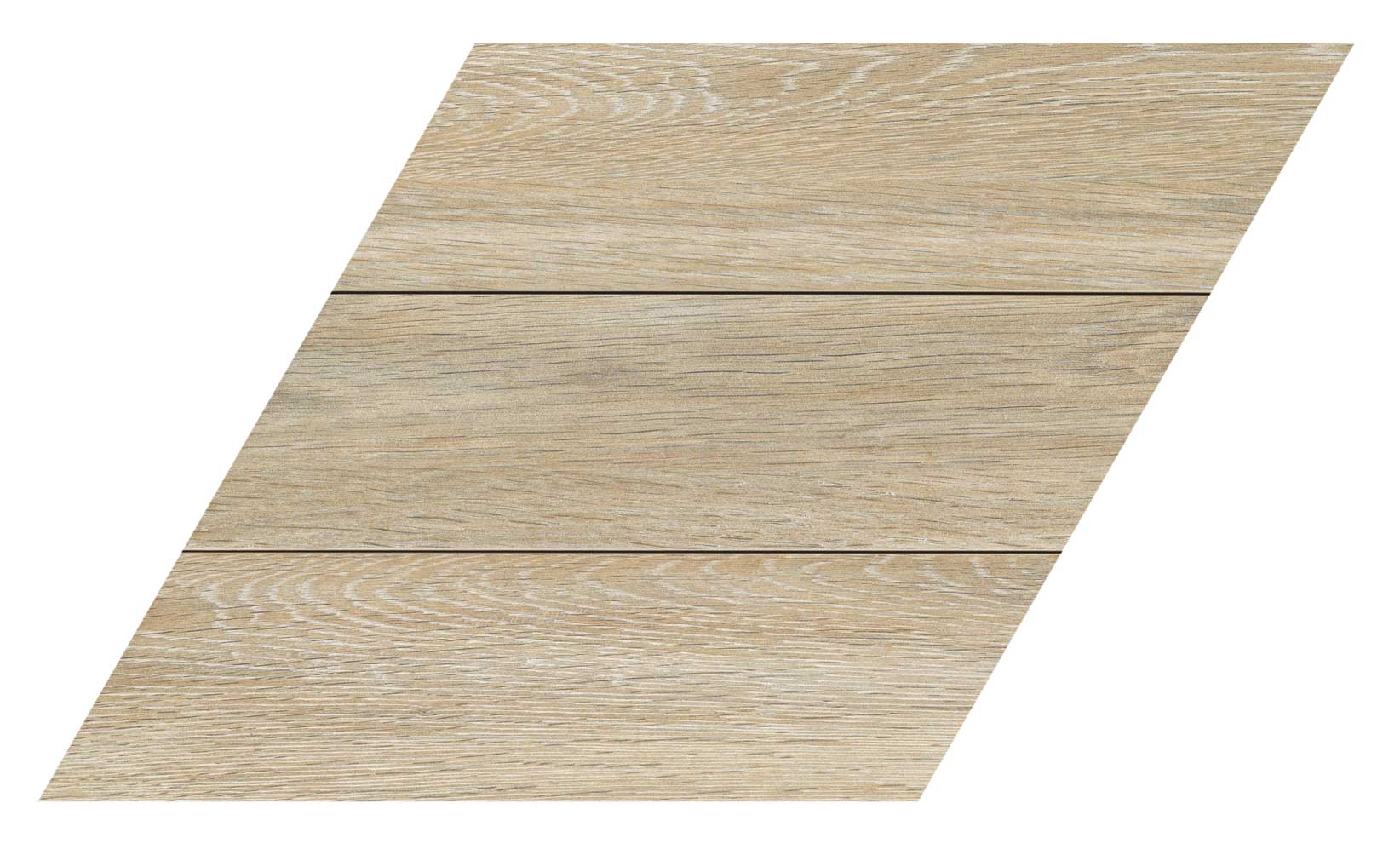 Carrelage losange effet bois Diamond Timber Oak Chevron (R) 70x40 cm