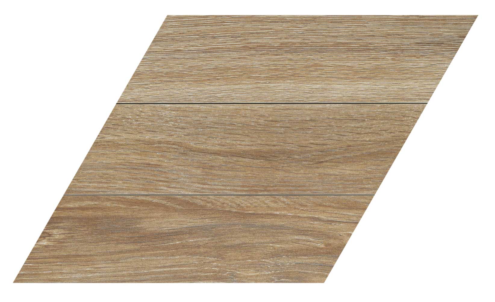 Carrelage losange effet bois Diamond Timber Walnut Chevron (R) 70x40 cm