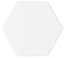 Carrelage hexagonal à motif géométrique Opal Blanco 28,5x33 cm