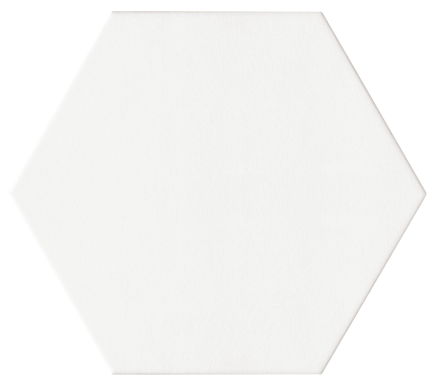 Carrelage hexagonal à motif géométrique Opal Blanco 28,5x33 cm