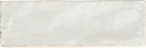 Carrelage imitation zellige RIAD WHITE 6.5x20 - 0.50 m² par boîte