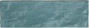 Riad Aqua – Faïence murale turquoise brillante 6,50x20 cm
