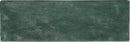 Riad Green – Faïence murale verte brillante 6,50x20 cm