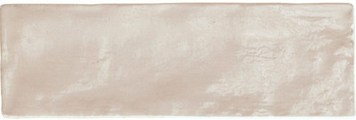 Riad Sand – Faïence murale beige sable brillante 6,50x20 cm