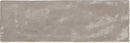 Riad Taupe – Faïence murale taupe brillante 6,50x20 cm