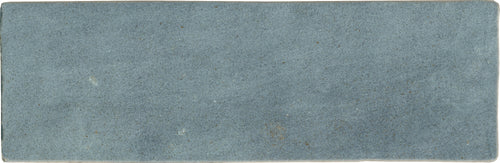 Faïence effet zellige Sahn Aqua 6,5x20 cm