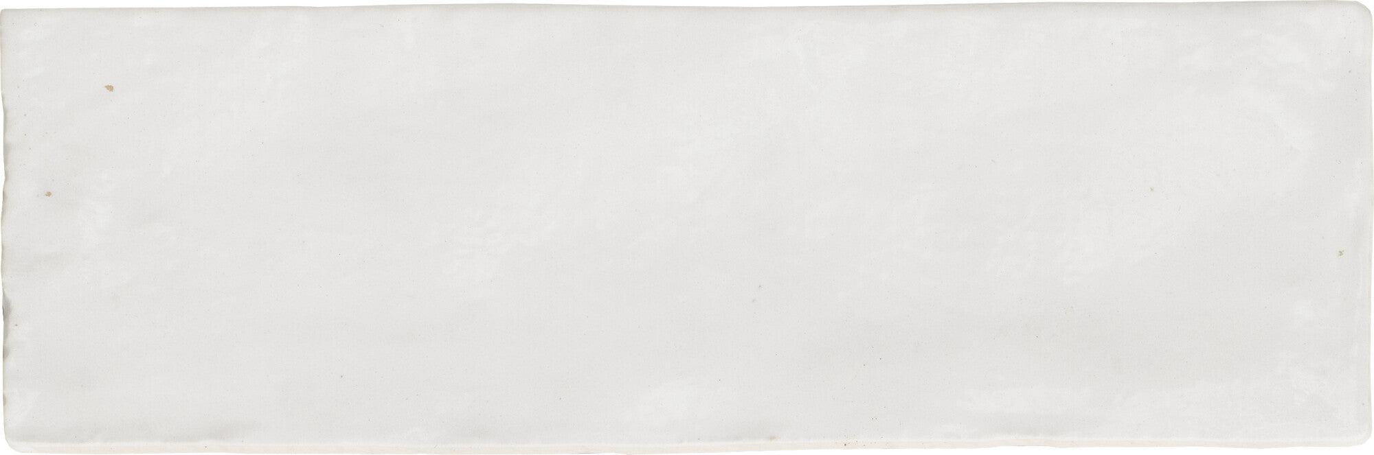 Faïence effet zellige Sahn White 6,5x20 cm