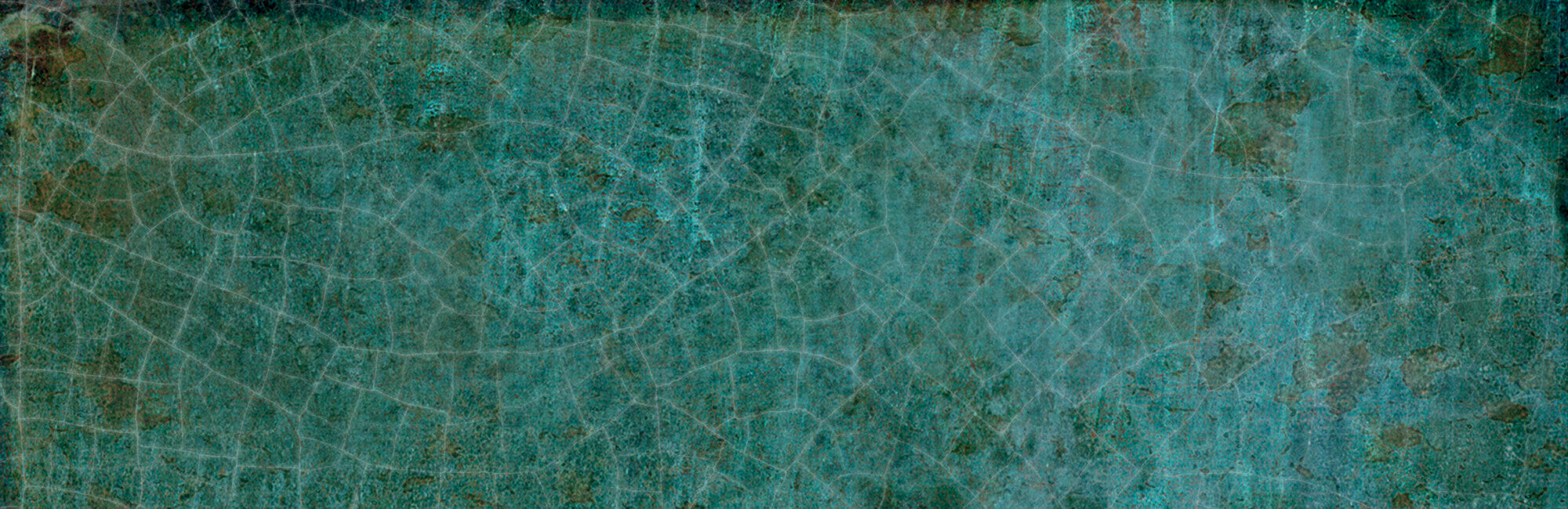 Faïence effet zellige Dyroy Green 6,5x20 cm