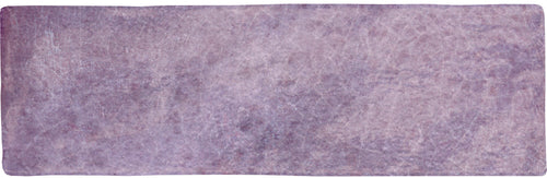 Faïence effet zellige Dyroy Aubergine 6,5x20 cm
