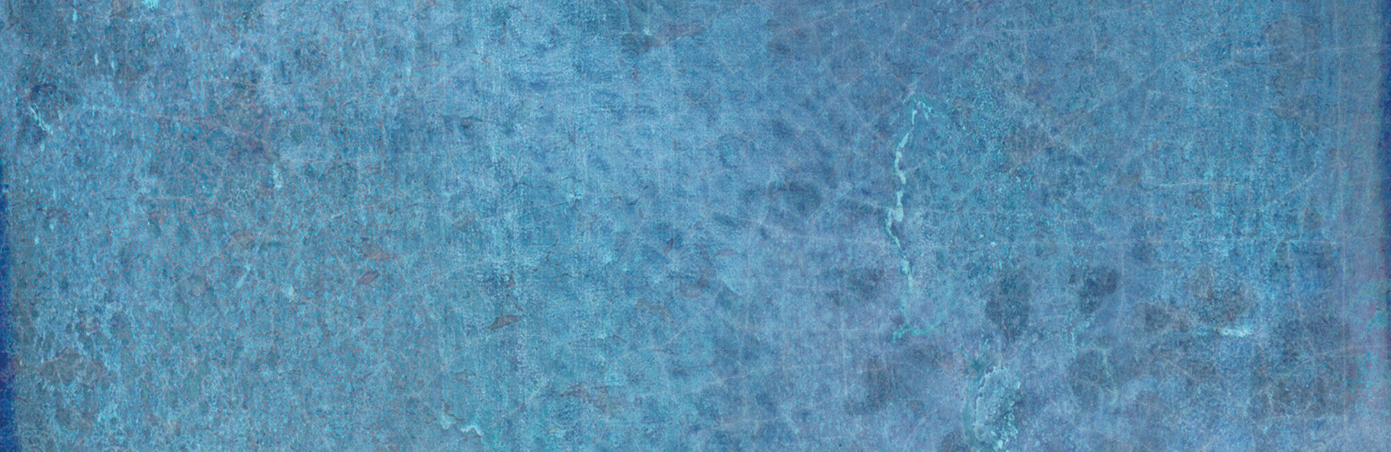 Faïence effet zellige Dyroy Blue 6,5x20 cm