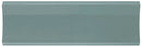 Faïence murale relief Bow Teal 15x45 cm – vue du carreau