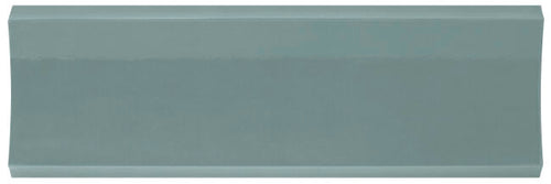 Faïence murale relief Bow Teal 15x45 cm – vue du carreau