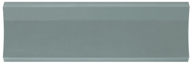 Faïence murale relief Bow Teal 15x45 cm – vue du carreau