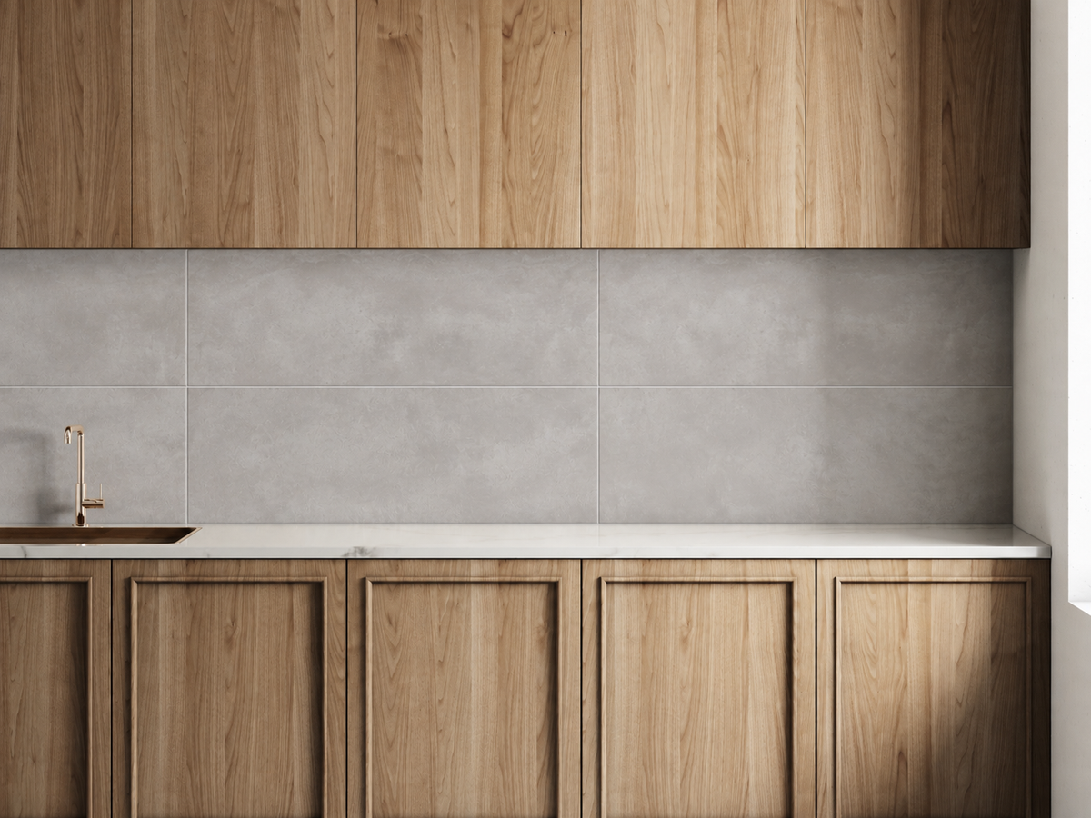 Carrelage effet ciment Newclay Dark mat 30x60 cm