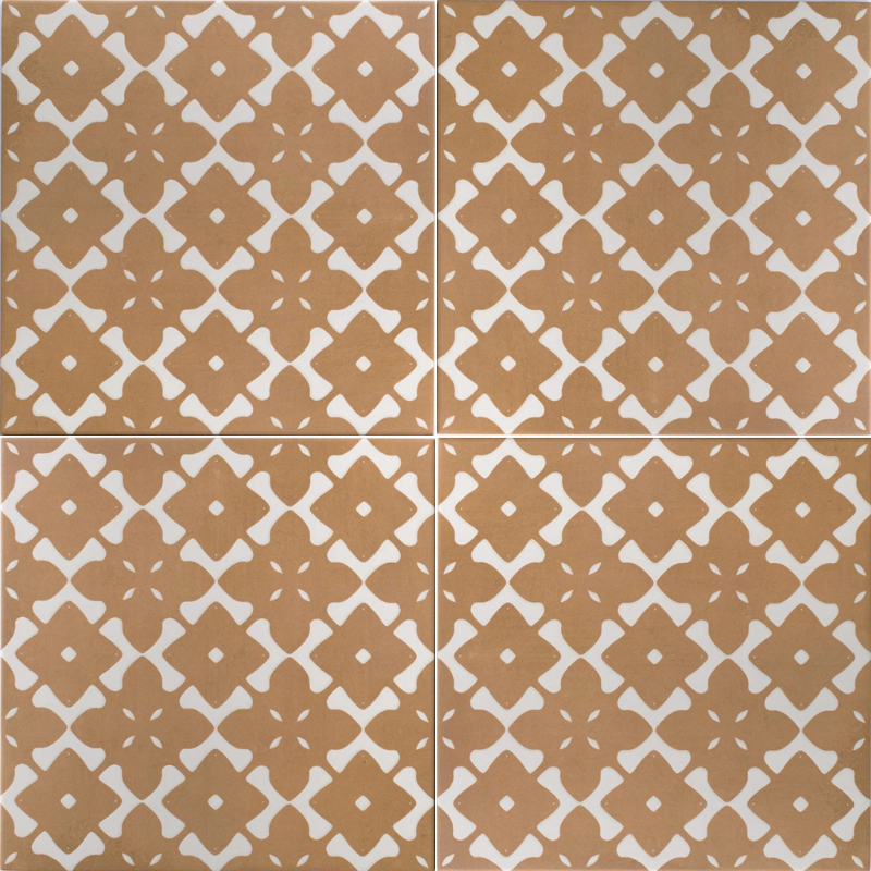 Carrelage imitation terre cuite - Bari deco cotto 33x33 - 1 m²/colis