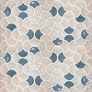 Carrelage imitation terre cuite - Bari lattice sand acqua 33x33 - 0.89 m²/colis