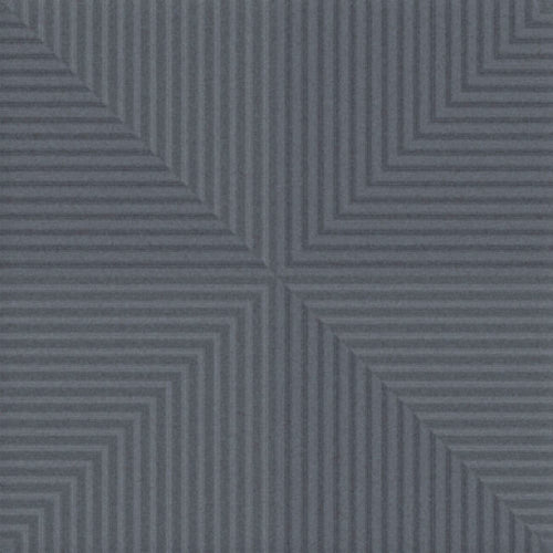 Faïence murale 3D Pique Anthracite 10x10 cm – vue du carreau