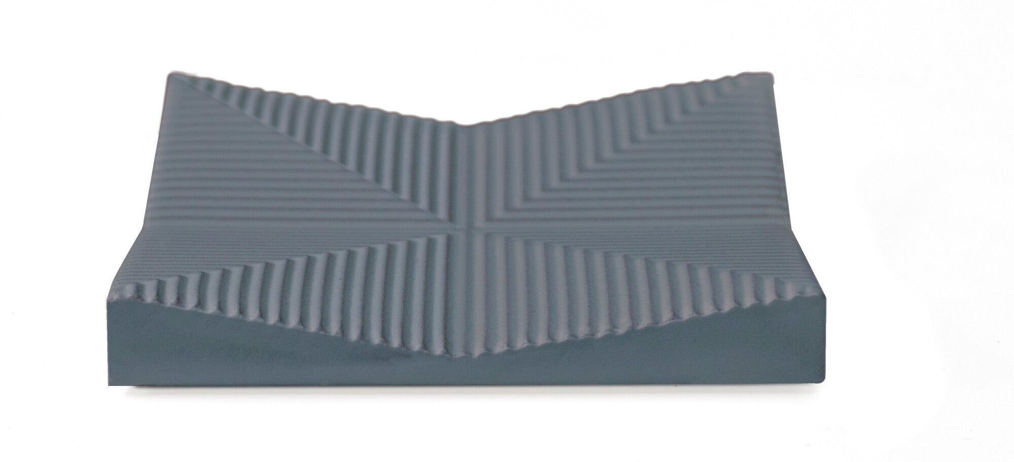 Faïence murale 3D Pique Anthracite 10x10 cm
