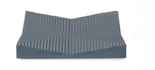 Faïence murale 3D Pique Anthracite 10x10 cm