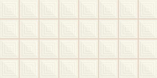 Faïence murale relief Pique Mosaic White 20x40 cm – vue du carreau