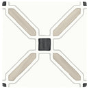 TANGER SAND CROSS : carrelage décoratif mat 12,3x12,3