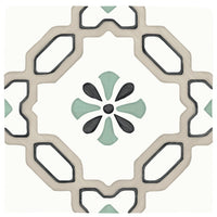 TANGER SAND LILY : carrelage décoratif mat 12,3x12,3