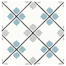 TANGER SILVER RHOMB : carrelage décoratif mat 12,3x12,3
