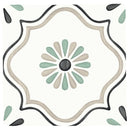 TANGER SAND FLOWER : carrelage décoratif mat 12,3x12,3