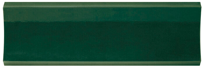 Faïence murale relief Bow Green 15x45 cm – vue du carreau