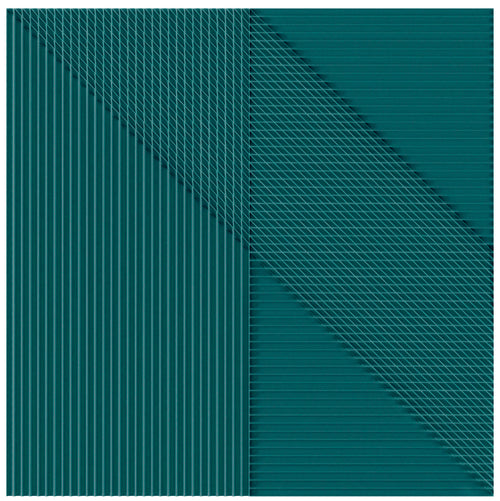 Faïence décorative Lins Green 20x20 cm