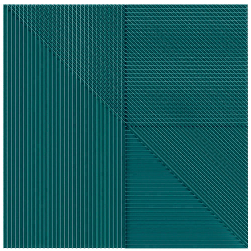 Faïence décorative Lins Green 20x20 cm