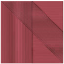 Faïence décorative Lins Bordeaux 20x20 cm