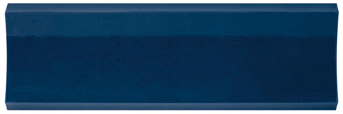 Faïence murale relief Bow Blue 15x45 cm – vue du carreau