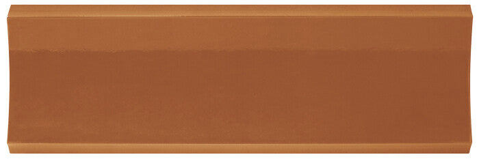 Faïence murale relief Bow Brown 15x45 cm – vue du carreau