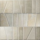 Carrelage à motif décoratif Icon Beige 15x45 cm