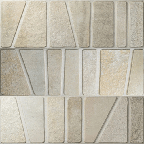 Carrelage à motif décoratif Icon Beige 15x45 cm