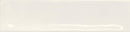 Carrelage mural Bari White blanc brillant 6x24,6 cm