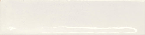 Carrelage mural Bari White blanc brillant 6x24,6 cm