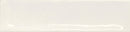 Faïence murale brillante Bari White 6x24,6 cm – vue du carreau