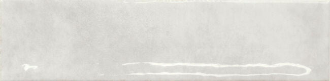 Faïence murale brillante Bari Silver 6x24,6 cm – vue du carreau