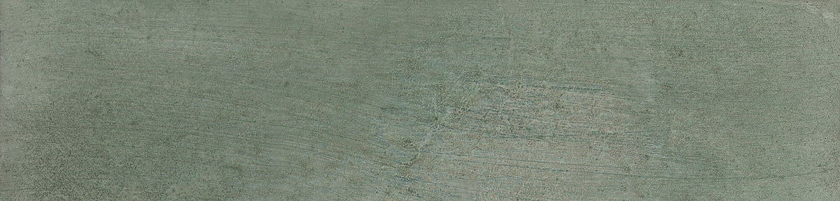 Carrelage mural Bari Green vert brillant 6x24,6 cm