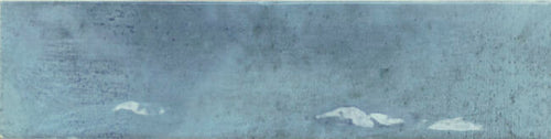 Faïence murale brillante Bari Blue 6x24,6 cm – vue du carreau