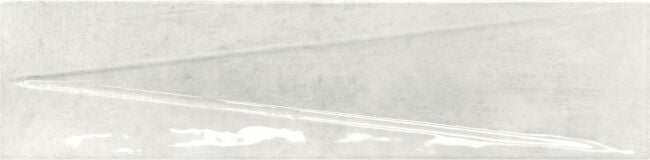 Faïence relief Bari Silver Decor 6x24,6 cm – vue du carreau