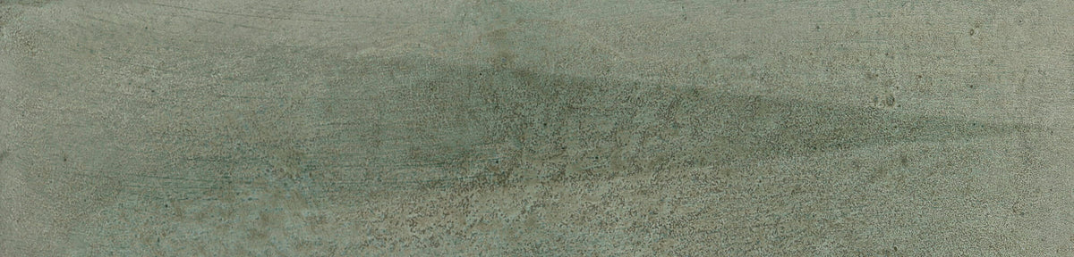 Carrelage mural Bari Green Décor vert en relief 6x24,6 cm