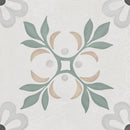 Carrelage décoratif Sirocco Green Garden 22,3x22,3 cm