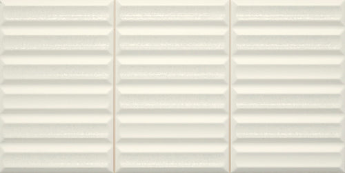 MOVES WHITE : carrelage mural texturé mat 20x40
