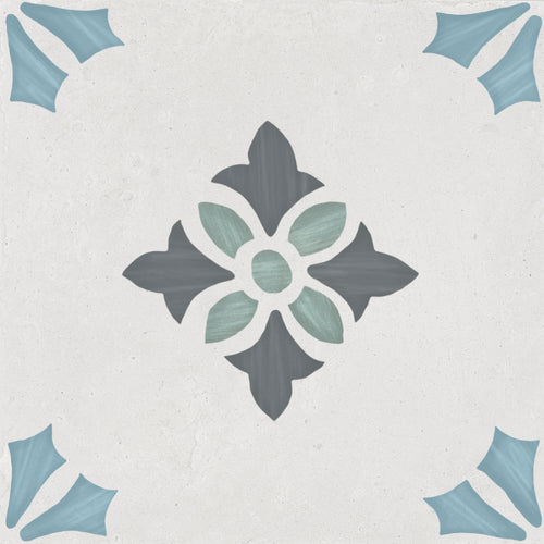 Carrelage décoratif Sirocco Bloom 22,3x22,3 cm