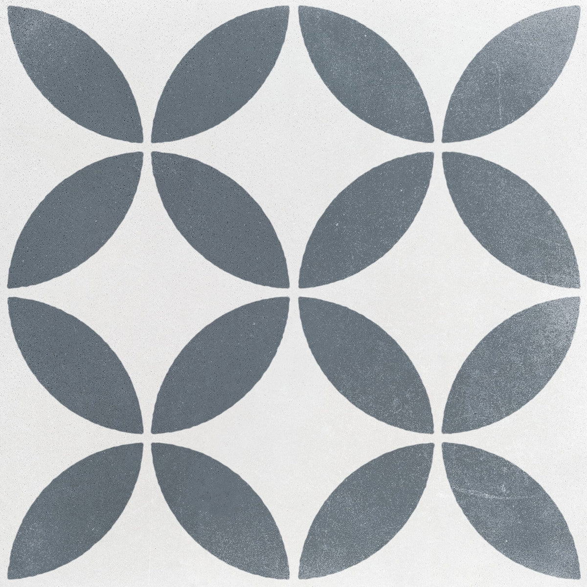 Carrelage graphique Havana White Petals 22,3x22,3 cm